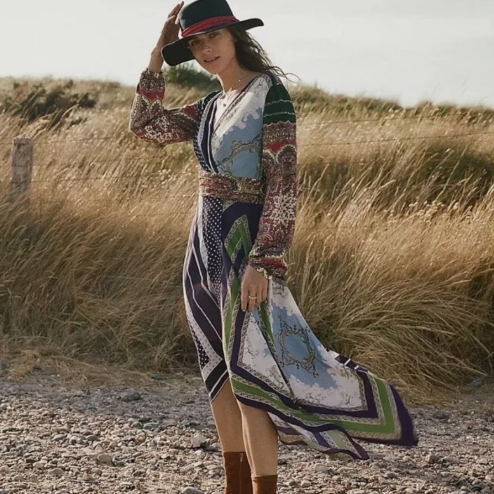 Anthropologie Istanbul Wrap Dress by Moulinette Soeurs